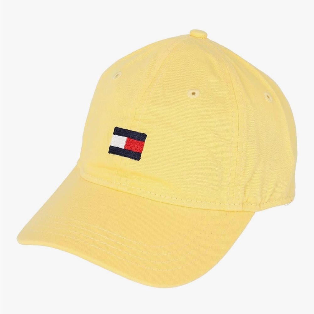 New Tommy Hilfiger Men’s cotton Ardin Adjuatable baseball cap yellow